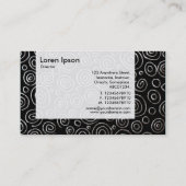 Paneel - Abstract 181112 - Exotisch metaal Visitekaartje (Achterkant)