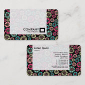 Paneel - Abstract Bloemen 031023 Visitekaartje (Voorkant / Achterkant)