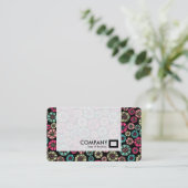 Paneel - Abstract Bloemen 031023 Visitekaartje (Staand voorkant)