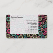 Paneel - Abstract Bloemen 031023 Visitekaartje (Achterkant)