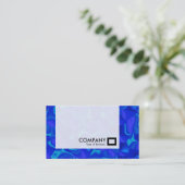 Paneel - blauw visitekaartje (Staand voorkant)