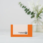 Paneel - Kleuren - Oranje Visitekaartje (Staand voorkant)