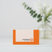 Paneel - Kleuren - Ster - Sinaasappel Visitekaartje (Staand voorkant)