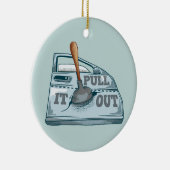 Paneel kloppende auto workshop keramisch ornament (Rechts)