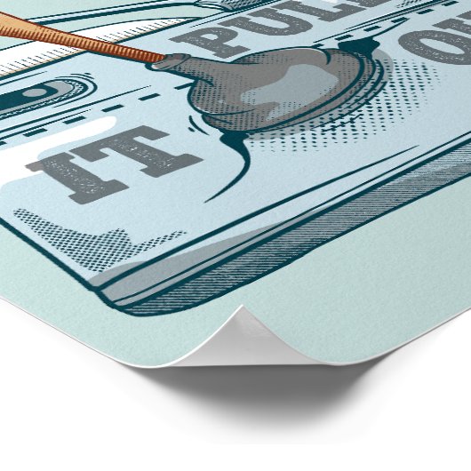 Paneel kloppende auto workshop poster (Hoek)