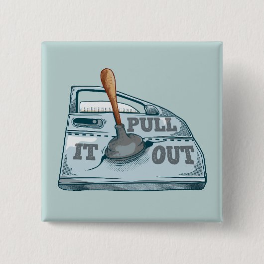 Paneel kloppende auto workshop vierkante button 5,1 cm (Voorkant)