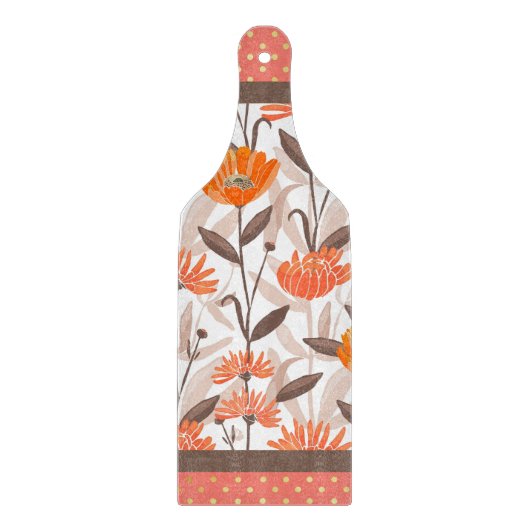  paneel Koraal en Oranje Snijplank (Voorkant)