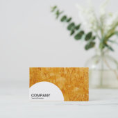 Paneel met halve cirkel - hout 03 visitekaartje (Staand voorkant)