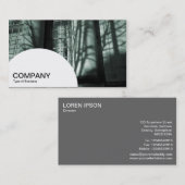 Paneel met halve cirkel - Museum of Shadows Visitekaartje (Voorkant / Achterkant)