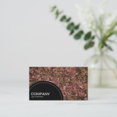 Paneel met halve cirkel (stippen) - Roze Cherry Bl Visitekaartje (Staand voorkant)