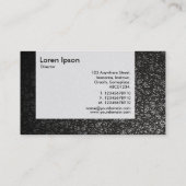 Paneel - Metalen vlok Visitekaartje (Achterkant)