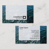 Paneel - Mousserend water Visitekaartje (Voorkant / Achterkant)