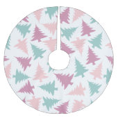 Paneel voor kerstbomen roze paars groen kerstboom rok (Voorkant)