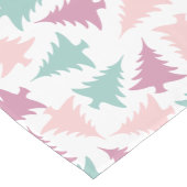 Paneel voor kerstbomen roze paars groen korte tafelloper (Hoek)