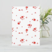 Paneelkaart Giselle aardbei Kaart (Staand voorkant)