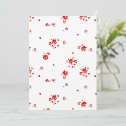 Paneelkaart Giselle aardbei Kaart (Staand voorkant)