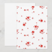 Paneelkaart Giselle aardbei Kaart (Voorkant / Achterkant)