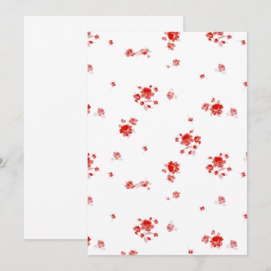 Paneelkaart Giselle aardbei Kaart (Voorkant / Achterkant)