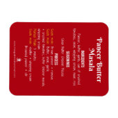 Paneer Butter Masala Receptenmagneet voor Instant  Magneet (Horizontaal)