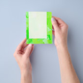 Panel 041 - Gekleurd groen Flyer (Hand)