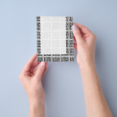 Panel 048 - Square Town Flyer (Hand)