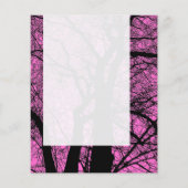 Panel 057 - High Contrast Tree - FF66CC Flyer (Achterkant)