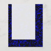Panel 064 — Abstracte lijnen — blauw Flyer (Achterkant)