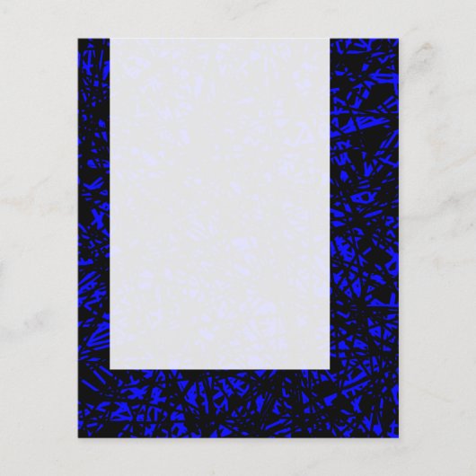 Panel 064 — Abstracte lijnen — blauw Flyer (Voorkant)