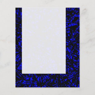 Panel 064 — Abstracte lijnen — blauw Flyer