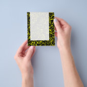 Panel 067 — Abstracte lijnen — geel Flyer (Hand)