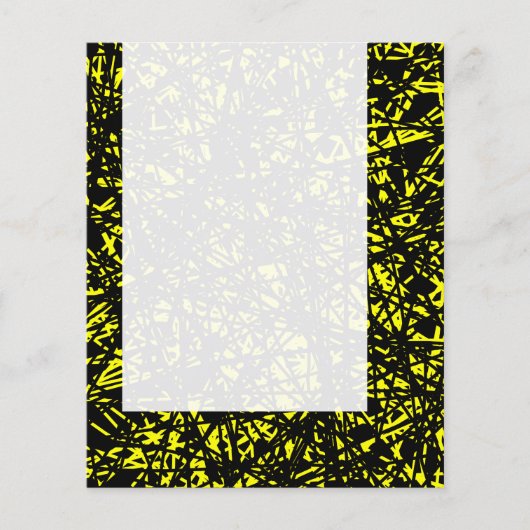 Panel 067 — Abstracte lijnen — geel Flyer (Voorkant)