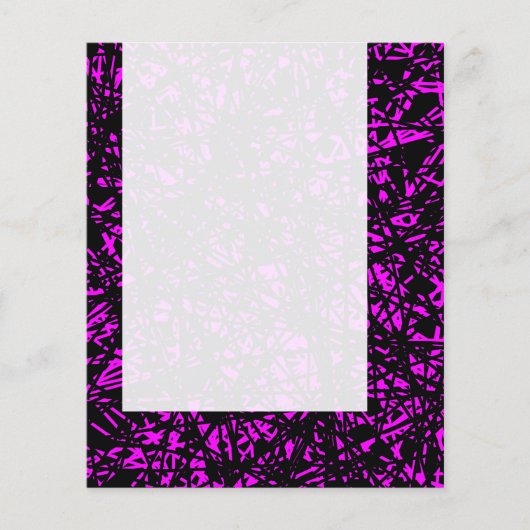 Panel 069 — Abstracte regels — Magenta Flyer (Voorkant)