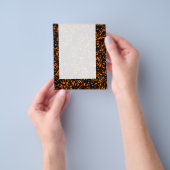 Panel 071 — Abstracte lijnen — Oranje Flyer (Hand)