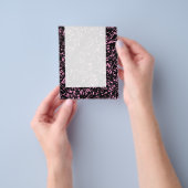 Panel 072 — Abstracte lijnen — roze Flyer (Hand)