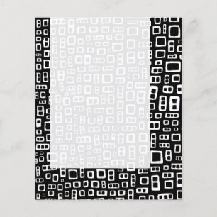 Panel 086 - Abstracte rechthoeken Flyer