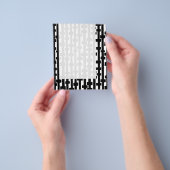 Panel 092 — Abstracte lijnen Flyer (Hand)