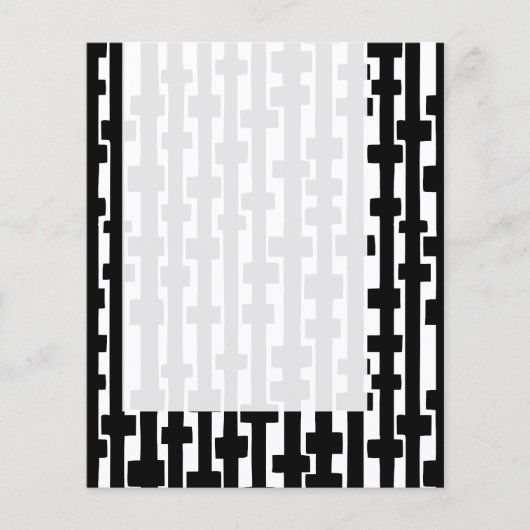 Panel 092 — Abstracte lijnen Flyer (Voorkant)