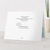 Panel 3: Sheloshim: Kaart van rouwkaart (Achterkant)