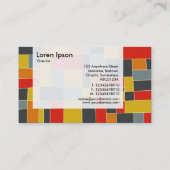 Panel — Abstract 240413 Visitekaartje (Achterkant)