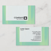 Panel — Abstracte Aqua Visitekaartje (Voorkant / Achterkant)