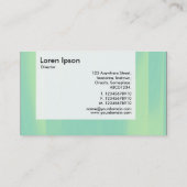Panel — Abstracte Aqua Visitekaartje (Achterkant)