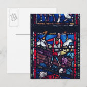 Panel dat de parabel van de Sower weergeeft Briefkaart (Voorkant / Achterkant)