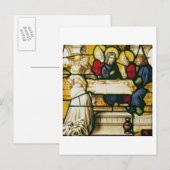 Panel dat St. Andrew afschildert op de Supper in E Briefkaart (Voorkant / Achterkant)