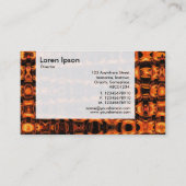 Panel - Fractal Flame Pattern Visitekaartje (Achterkant)