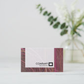 Panel - fractale lijnen visitekaartje (Staand voorkant)