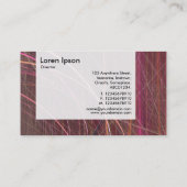 Panel - fractale lijnen visitekaartje (Achterkant)