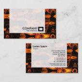 Panel - fractale ontstekingen visitekaartje (Voorkant / Achterkant)