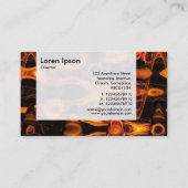 Panel - fractale ontstekingen visitekaartje (Achterkant)