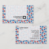 Panel - Hexagon patroon 05 Visitekaartje (Voorkant / Achterkant)