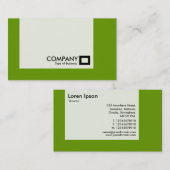 Panel - kleuren - Avocado Green Visitekaartje (Voorkant / Achterkant)